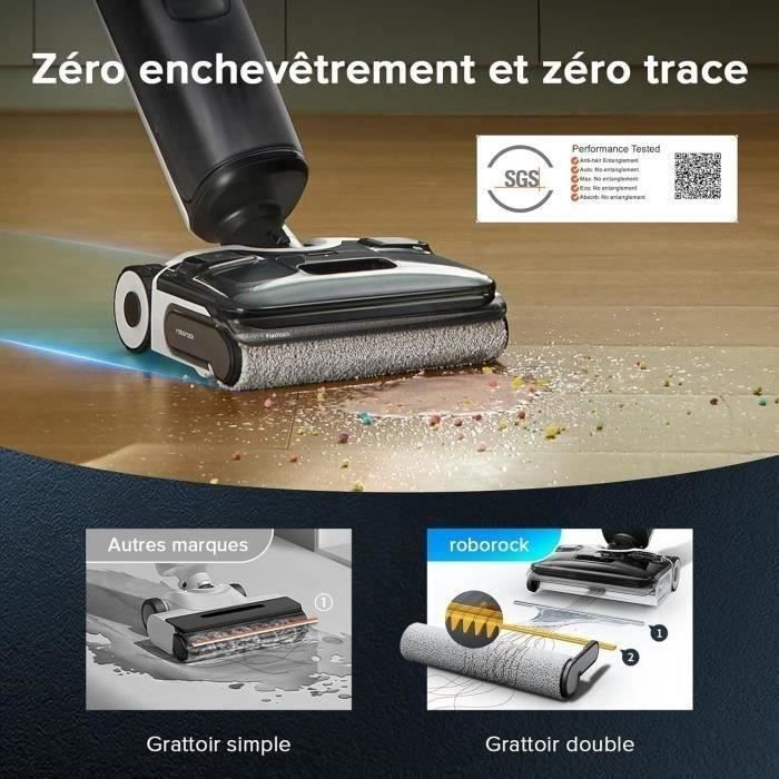 ROBOROCK F25 ACE - Aspirateur Laveur sans Fil - 20 000 Pa - Tout-en-Un pour sols durs - Zéro enchevêtrement - Séchage Rapide à 90 °C – Image 5