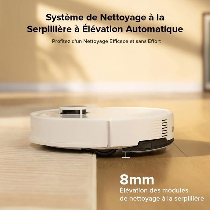 Roborock Q10 S5 Aspirateur Robot 10000 Pa Aspiration, Double Anti-emmêlement,Levage des Serpillères de 8 mm, Évitement d'obstacles – Image 5