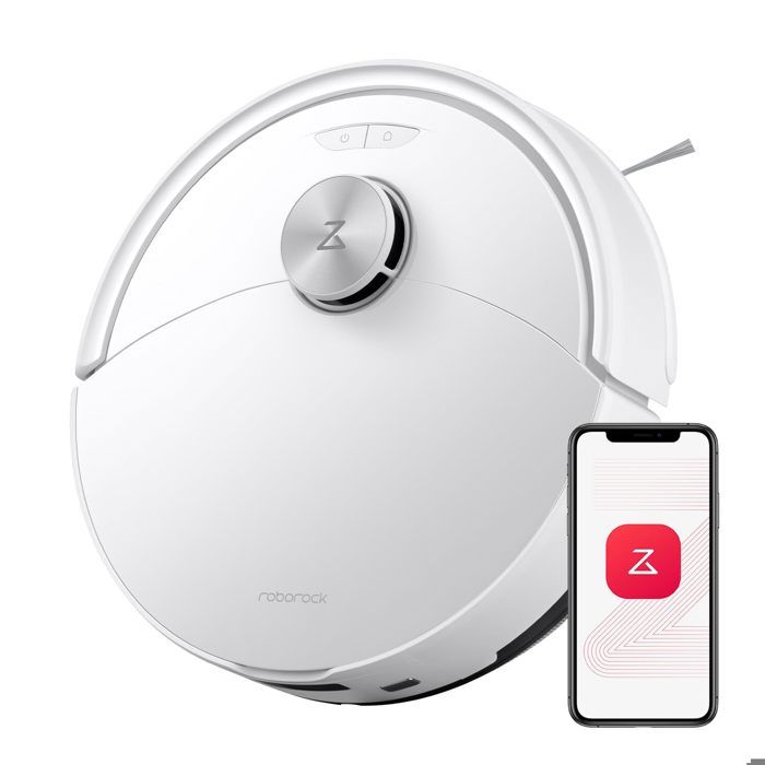 Roborock Q10 S5 Aspirateur Robot 10000 Pa Aspiration, Double Anti-emmêlement,Levage des Serpillères de 8 mm, Évitement d'obstacles