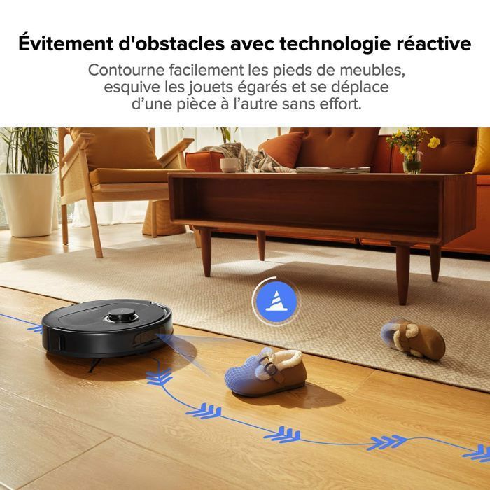 Roborock Qrevo pro Aspirateur Robot 7 000Pa avec Brosses Latérales FlexiArm,avec Automatique Station,Retravail Intelligent – Image 5