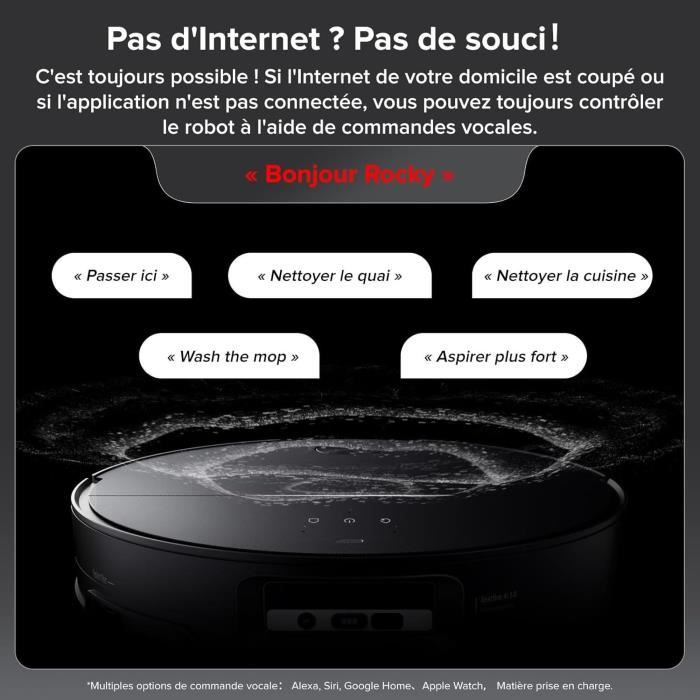 ROBOROCK Saros 10 Black - Aspirateur Robot Laveur - 22,000 Pa - DuoDivide Anti-Enchevétrements - Design ultra fin - Brosse FlexiArm – Image 7