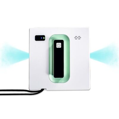 PuRuiKai 21 Robot Nettoyeur de vitres,pulvérisation Automatique à Double Direction avec Triple système de sécurité, 3000pa