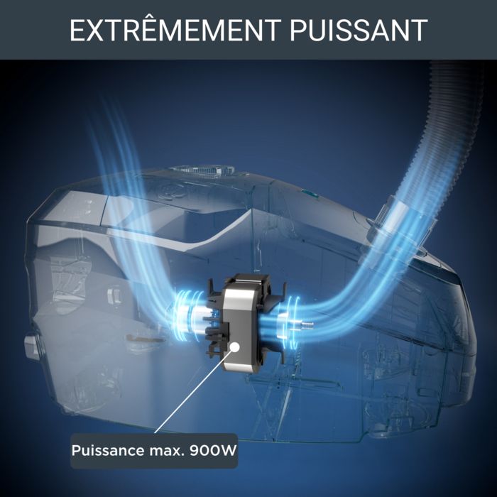 Rowenta Aspirateur avec sac, Moteur basse conso 900 W max, Eco-conçu, Ultra-silencieux, Filtration haute efficacité RO6136EA – Image 3