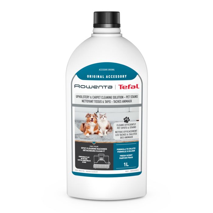 ROWENTA SOLUTION NETTOYANTE ANIMAUX POUR TISSUS & TAPIS - 1L XD5320F0