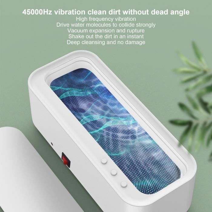 Nettoyeur de lunettes à ultrasons SALALIS - Vibration 45000Hz - Complet et rapide - Faible bruit – Image 3