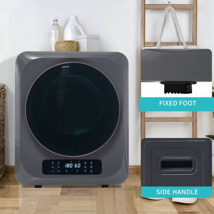 Sèche-linge à aspiration Portable avec Ecran LCD, filtration multiple, Protection contre la surchauffe, Capacité jusqu'à 4 kg, Noi – Image 4