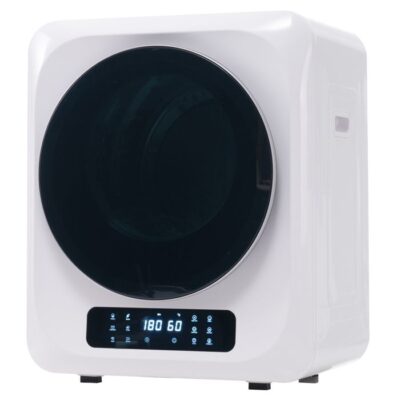 Sèche-linge à suspendre Inox 4 kg LEXLIFE 850W Séchage rapide et efficace, 6 programmes, 6 fonctions, Classe C, Blanc