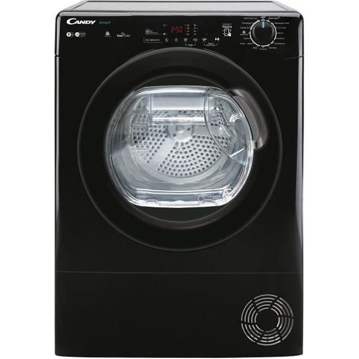 Sèche-linge à condensation CANDY CSE C9DBEB-47 Smart - 9 kg - Connecté - Noir