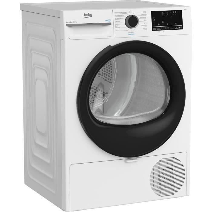 Sèche-linge pompe à chaleur BEKO b300 D3H27493W - 7 kg - Induction - L60cm - Capteur d'humidité - Blanc – Image 3