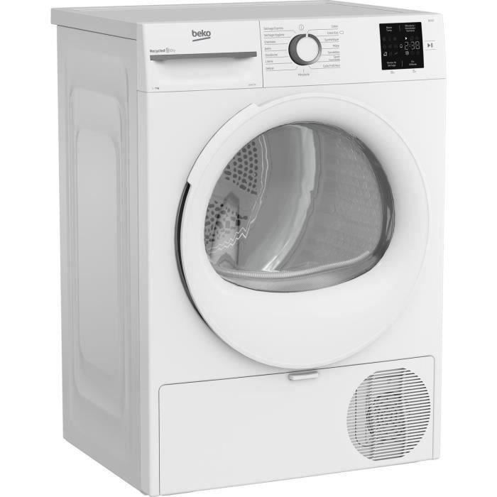 Sèche-linge pompe à chaleur BEKO b300 Eco sense D0H1710 - 7 kg - L60cm - Blanc – Image 3