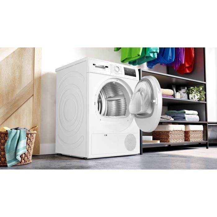 Sèche-linge pompe à chaleur BOSCH WTH8300DFR SER4 - 8 kg - Blanc – Image 8