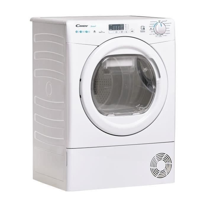 Sèche-linge pompe à chaleur CANDY Smart CSE H10A1LE-47 - 10 kg - Connecté - 15 programmes - 66dB
