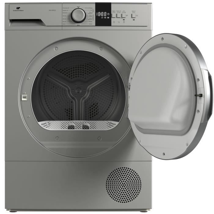 Sèche-linge pompe à chaleur CONTINENTAL EDISON CESL8PCBS - 8 kg - 60 cm - Classe E - Silver – Image 3