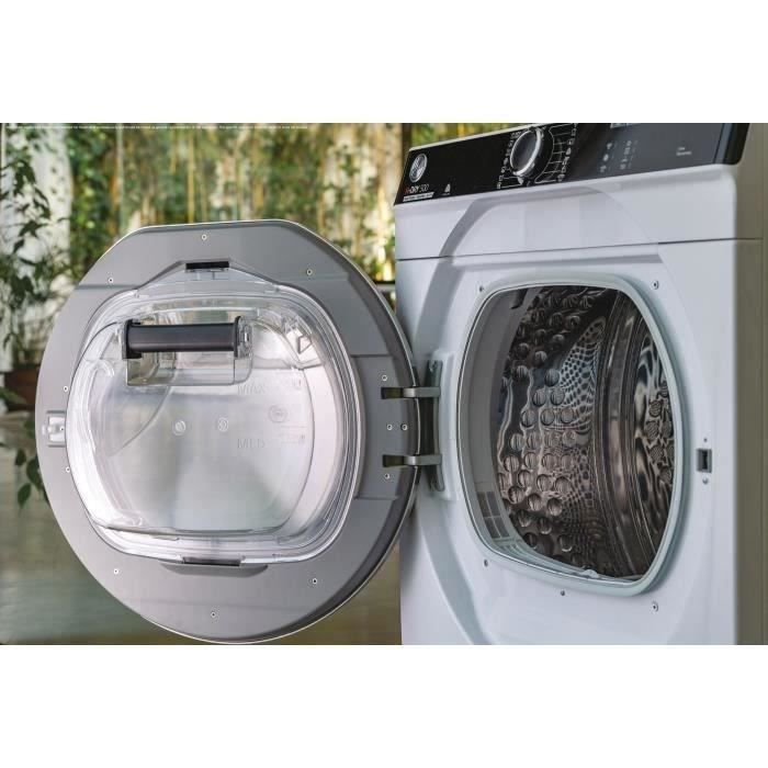 Sèche-linge pompe à chaleur HOOVER NDPEH10A2TCBEXSS H-DRY 500 - 10 kg - Connecté - Blanc – Image 3