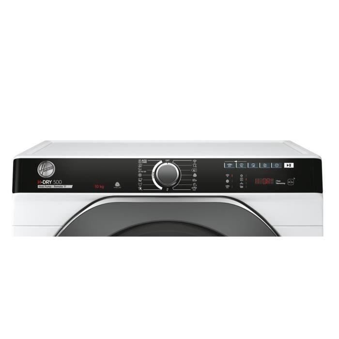 Sèche-linge pompe à chaleur HOOVER NDPEH10A2TCBEXSS H-DRY 500 - 10 kg - Connecté - Blanc – Image 6