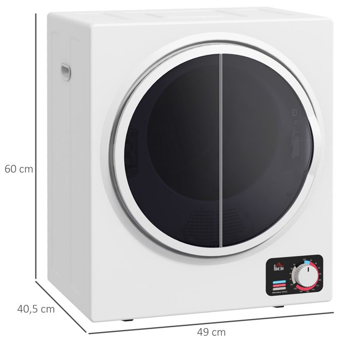 Séchoir linge portable - 850W, 33L - filtrage 2 couches - 5 modes - installation murale ou à poser - blanc – Image 4