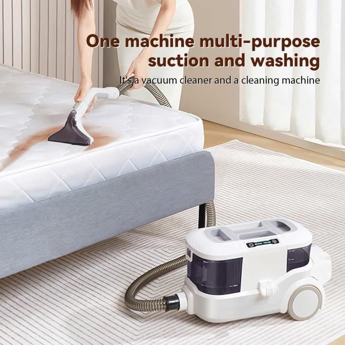 Shampouineuse 800W, Machine de nettoyage de tapis et détachant Pour Nettoyage en profondeur des tissus d'ameublement Pour tapis – Image 4