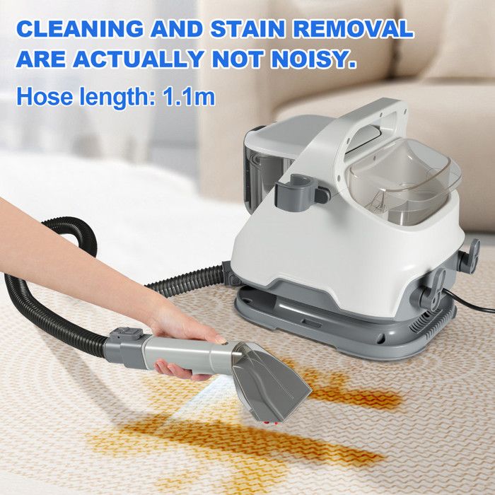Shampouineuse Canapé 650W 12Kpa – Aspirateur Nettoyeur Canapé Et Tapis – Nettoyeur Tapis Et Moquette Puissant Avec Pulvérisation – Image 2