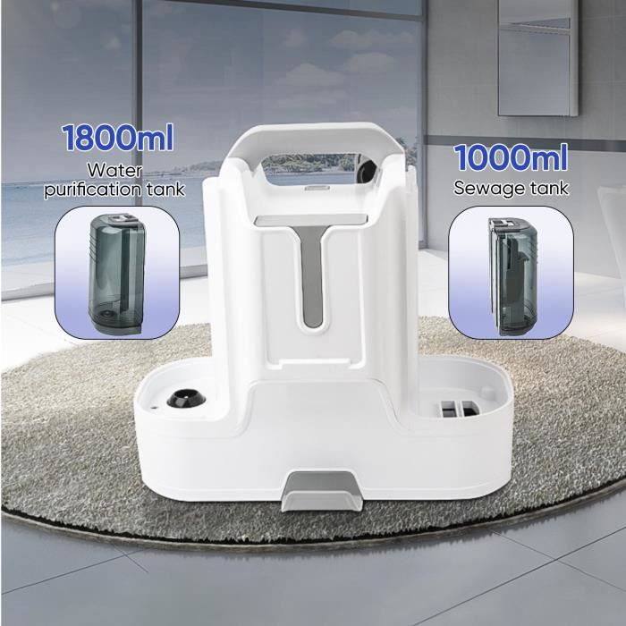 Shampouineuse - Nettoyeur Vapeur Pour Canapé, 450W Aspirateur-laveur Nettoyeur de Tapis | Pour canapé, Tapis, Rembourrage | 11000Pa – Image 4