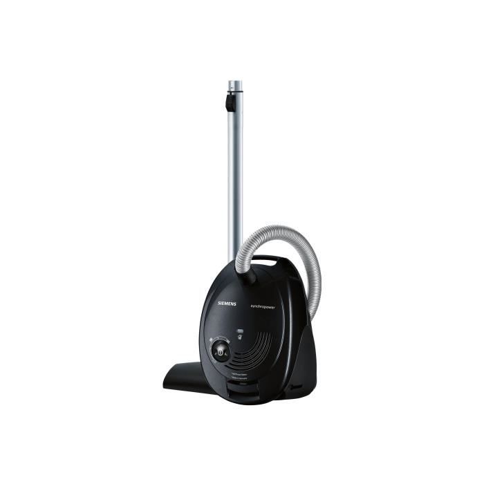 Siemens Synchropower VS06A212 - Aspirateur - traineau - sac - noir – Image 2
