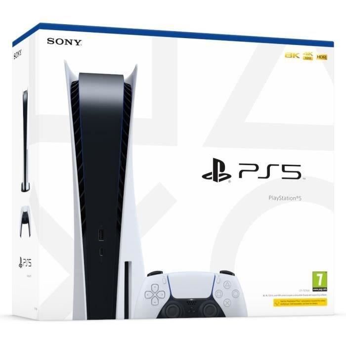 SONY Console PS5 Blanche Standard Edition 825 Go (2020) - Reconditionné - Etat correct – Image 2