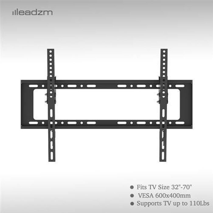 Support TV mural réglable (32-70)" ,maximum de 50 kg,Noir