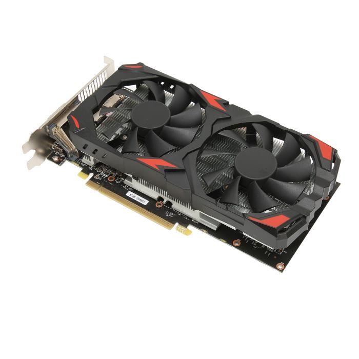 SURENHAP carte graphique 8 Go Carte graphique RX 580 8 Go GDDR5 256 bits Prise en charge 8K 2 ventilateurs informatique rangement – Image 2