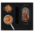 Table de cuisson à induction aspirante COMFEE 60 cm 4 foyers + hotte intégrée 638m³/h avec kit evacuation plinthe, 7400W, A++ – Image 5