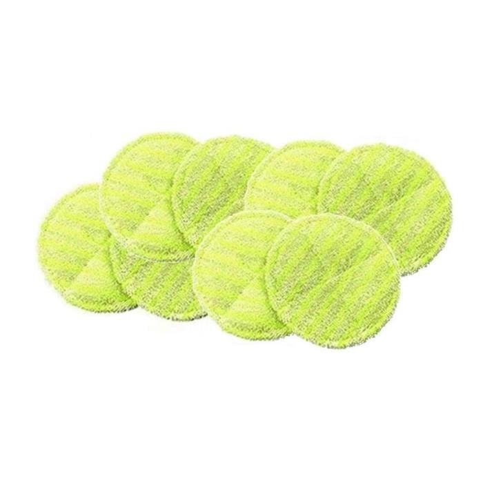Tampon de rechange pour balai rotatif électrique sans fil avec 8 tapis en microfibre et 8 joints pour utilisation en intérieur – Image 2