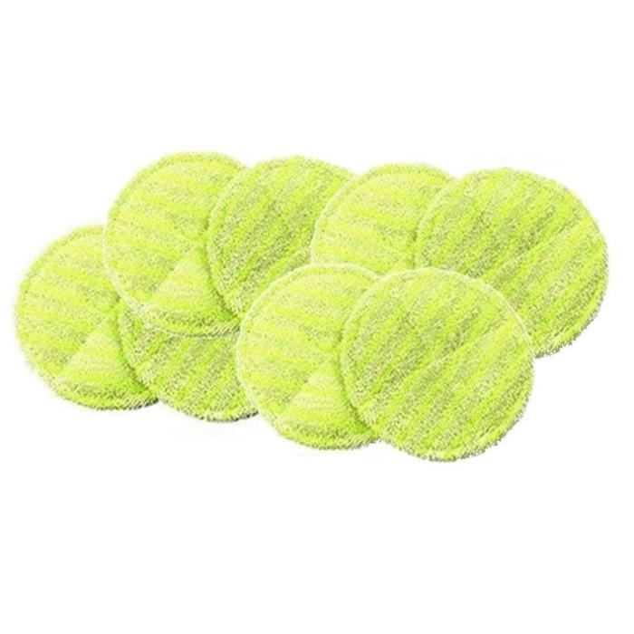 Tampon de Rechange pour Balai de Vadrouille éLectrique Rotatif sans Vadrouille 8 Tapis en Microfibre et TAPIS DE PROTECTION DE SOL – Image 2