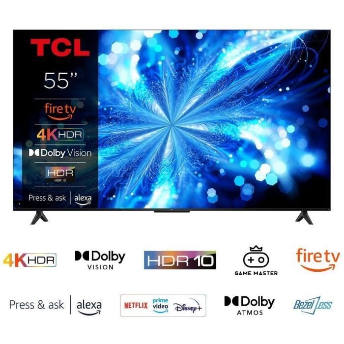 TCL 55PF650 - TV LED 55" (139 cm) - 4K UHD 3840x2160 - HDR10 - Smart TV - 3xHDMI 2.1 - WiFi – Image 5