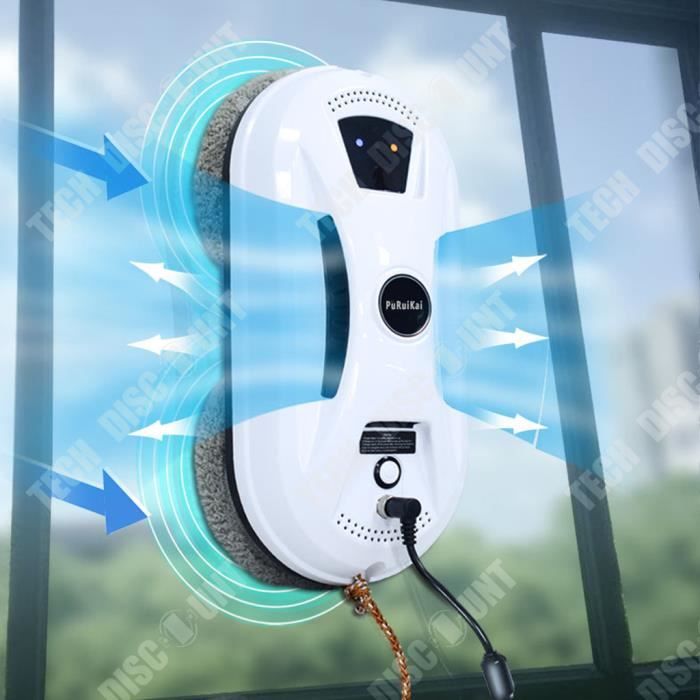 Robot de nettoyage de vitres - TD® - Automatique - 80W - 500mAh - Sans fil – Image 4