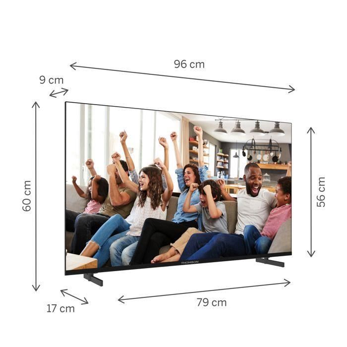 Thomson 43UG4S14 - TV LED 43” (109 cm) - 4K UHD - Google TV - 2xHDMI 2.0 + 2x HDMI 2.1 – Image 2