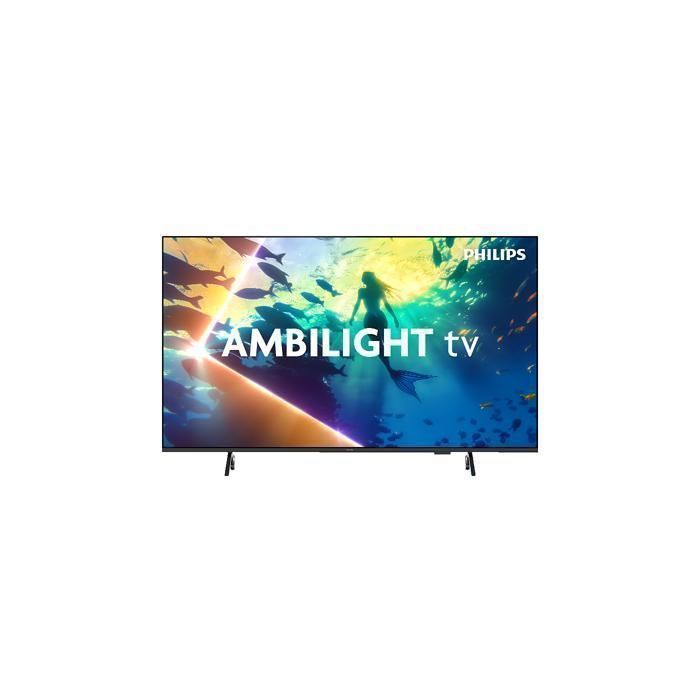 TV 65" Philips 65PUS8010/12 4K UHD Ambilight 3 côtés, Titan OS, HDMI 2.1, Noir – Image 2