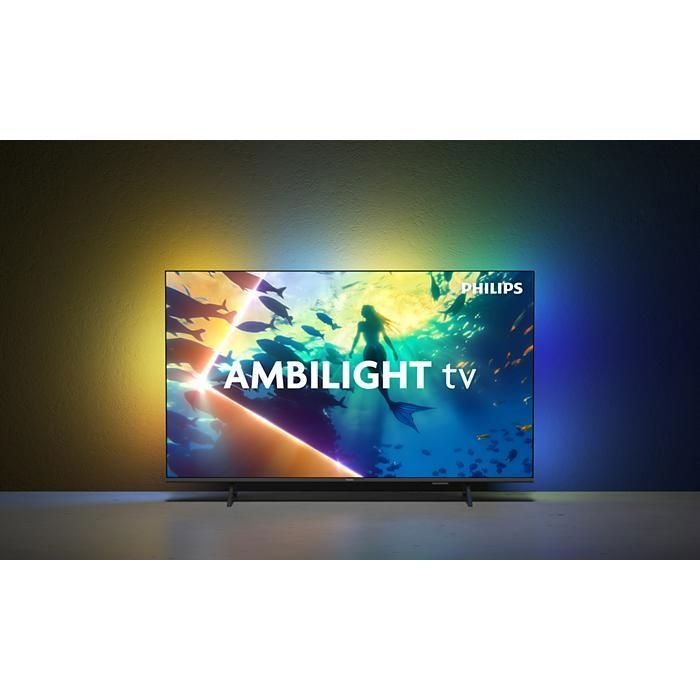 TV 65" Philips 65PUS8010/12 4K UHD Ambilight 3 côtés, Titan OS, HDMI 2.1, Noir – Image 4