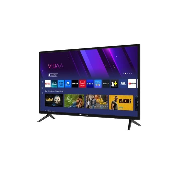 TV HD - CONTINENTAL EDISON - 32“ (81 cm) - Smart Vidaa - Wifi Bluetooth - 3xHDMI - 2xUSB - CELED32SVHD25B6 – Image 2