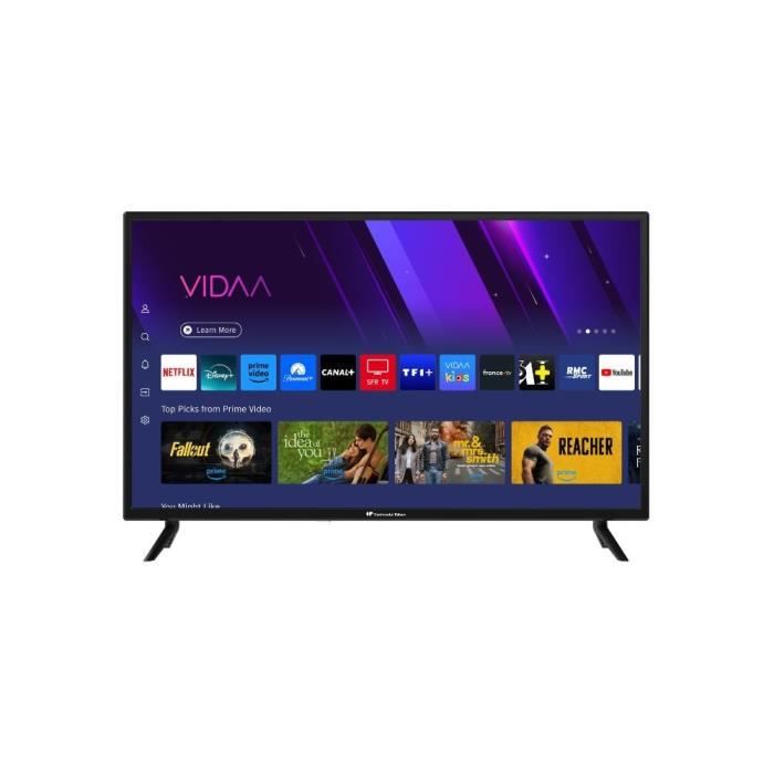 TV HD - CONTINENTAL EDISON - 32“ (81 cm) - Smart Vidaa - Wifi Bluetooth - 3xHDMI - 2xUSB - CELED32SVHD25B6