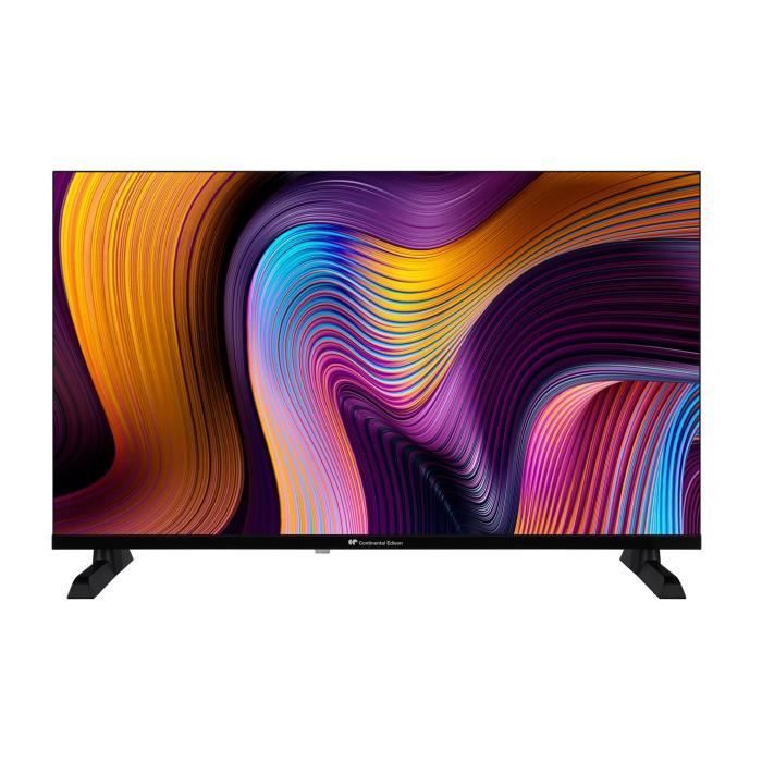 TV LED - CONTINENTAL EDISON - CELED32HD25B3 - HD 32“ (80 cm) - 2xHDMI, 1xUSB - Noir