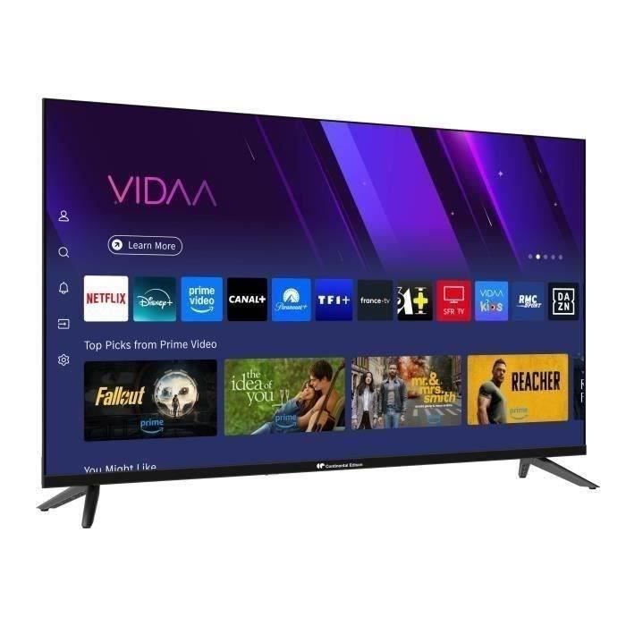 TV LED - CONTINENTAL EDISON - CELED40SVFHD25B6 - FHD 40“ (101 cm) - SMART VIDAA - 3xHDMI, 2xUSB - Noir – Image 2