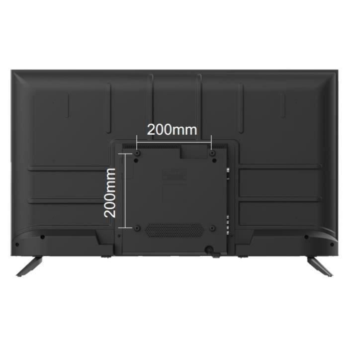 TV LED - CONTINENTAL EDISON - CELED40SVFHD25B6 - FHD 40“ (101 cm) - SMART VIDAA - 3xHDMI, 2xUSB - Noir – Image 5