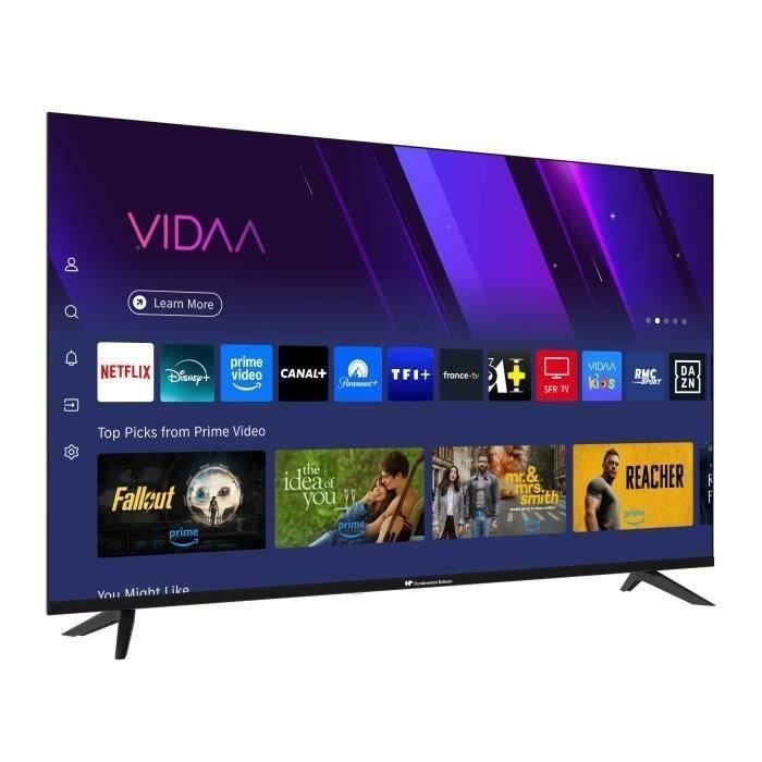 TV LED - CONTINENTAL EDISON - CELED55SVUHD25B6 - 55'' (139 cm) - UHD 4K 3840x2160 - SMART VIDAA - 3xHDMI - 2xUSB – Image 2