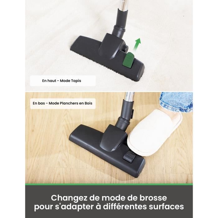 Vexilar Aspirateur Balai Puissant 20Kpa,3 en 1 avec Fil Câble 7m – Image 3