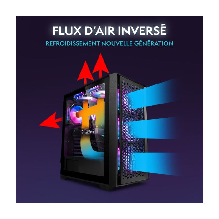 Vibox III-413 PC Gamer • Intel Core i7 12700KF 5,0 GHz • Nvidia RTX 3050 6 Go • 16 Go RAM • 1 To NVMe M.2 SSD • Windows 11 • WiFi – Image 4