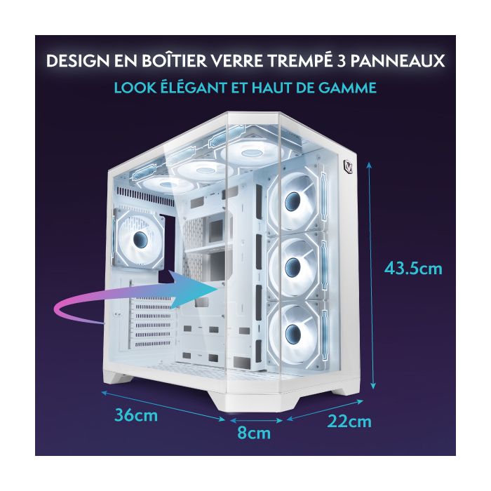 Vibox IX-510 PC Gamer • AMD Ryzen 7 9800X3D • Nvidia RTX 5070 Ti 16 Go • 32 Go 5600MHz DDR5 RAM • 2 To NVMe SSD • Windows 11 • WiFi – Image 6