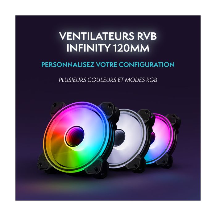 Vibox VI-45 PC Gamer • AMD Ryzen 3 3200G 4,0 GHz • Radeon Vega 8 • 16 Go RAM • 2 To HDD • 240 Go SSD • Windows 11 • WiFi – Image 3