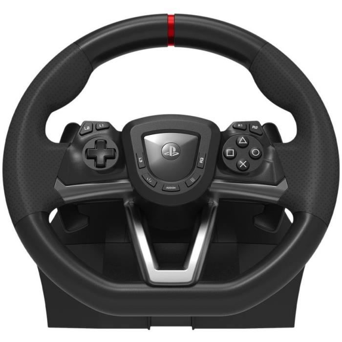 Volant de course Racing Wheel Apex - HORI - PC, PS4 et PS5 - Pédales incluses - Noir – Image 3