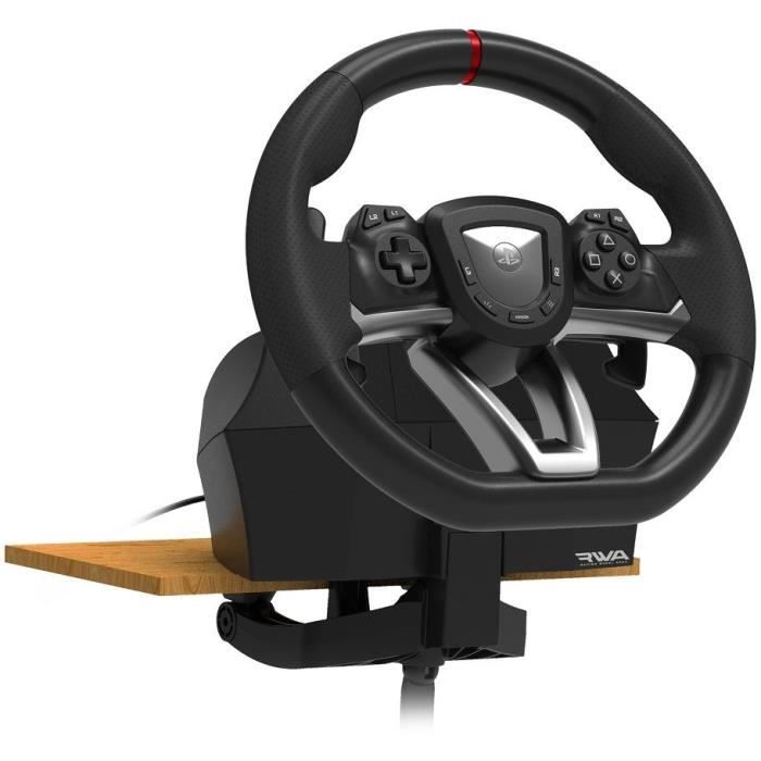 Volant de course Racing Wheel Apex - HORI - PC, PS4 et PS5 - Pédales incluses - Noir – Image 4