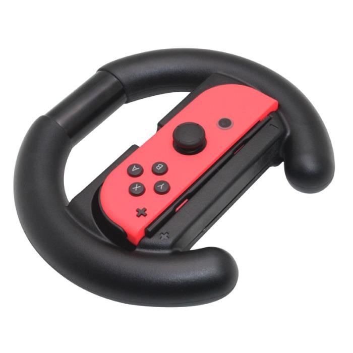 Volant réaliste - SUPERTECH - Joy-Con - Sans fil - Compatible Nintendo Switch - Noir