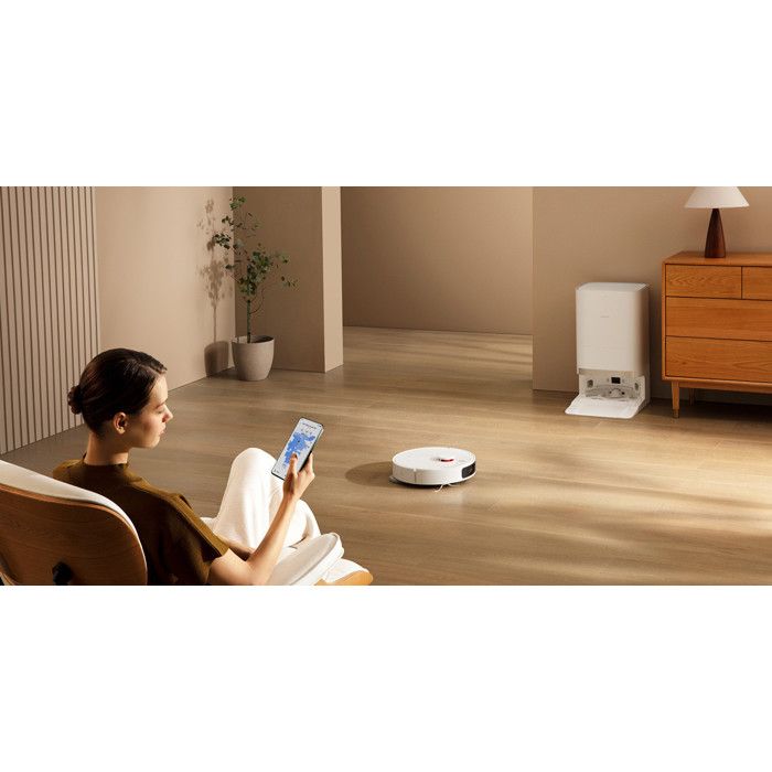Aspirateur Robot - Xiaomi - X20 EU - 8300Pa - Station tout-en-un - Blanc – Image 4