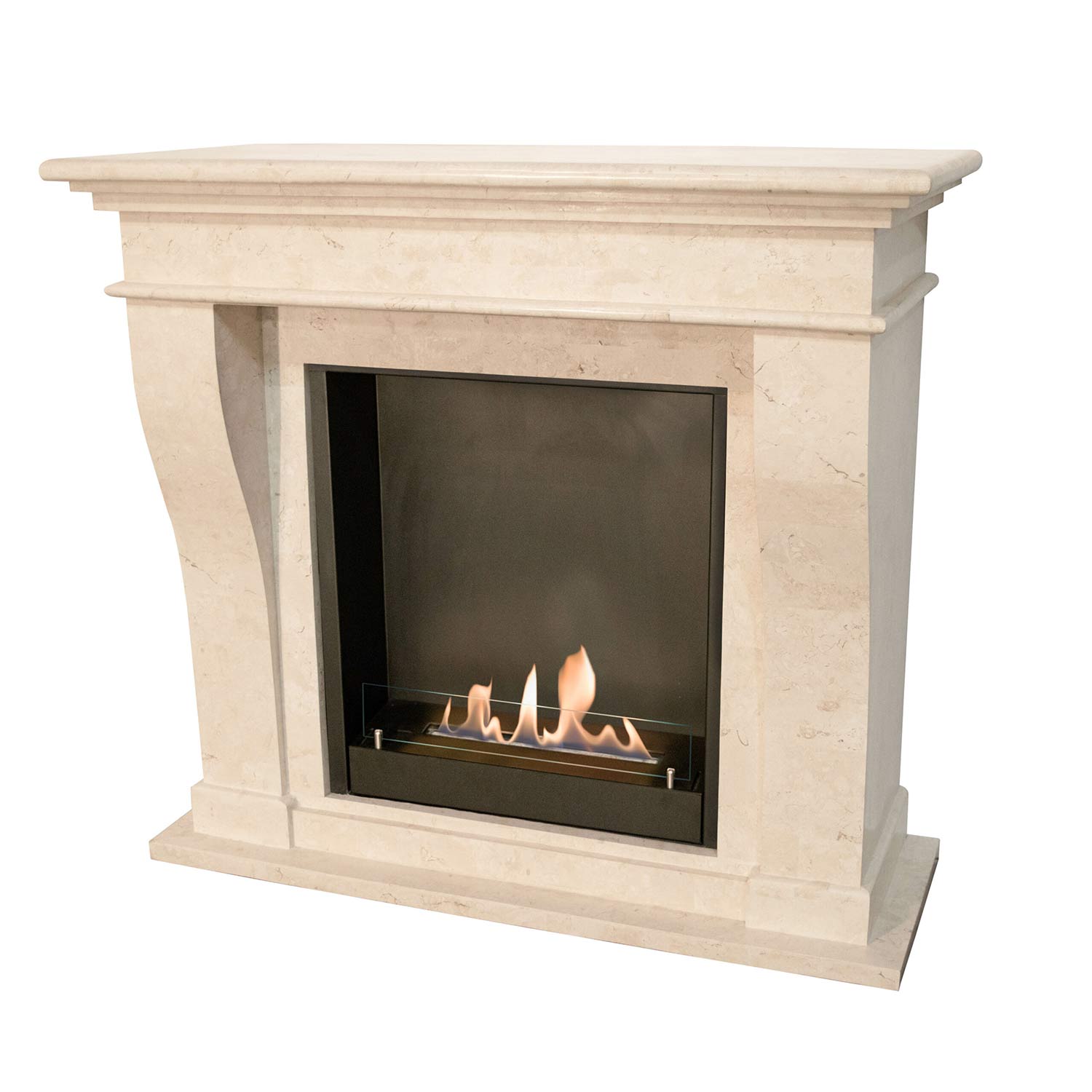 Cheminée bioéthanol à poser au sol Kreta